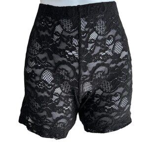 Y2K Women’s Biker shorts Whimsigoth dark romance Black Punk grunge Size Small